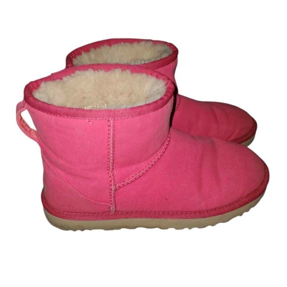UGG Pink Ankle Boots - Picture 2 of 4